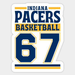 Indiana Pacers 1967 Basketball Limited Edition Sticker